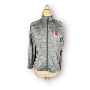 Level Wear LA Clippers Full Zip‎ Jacket Performance Grey Women’s Small